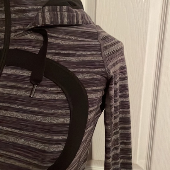 Lululemon Stride Jacket Black Stripes Galore / Black - Picture 7 of 12